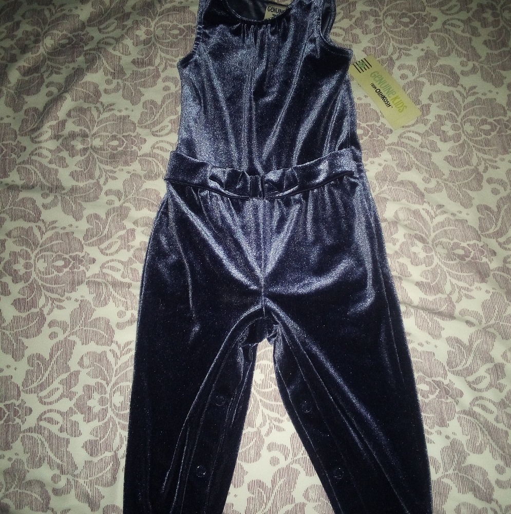 Oshkosh Purple Jumpsuit Snap Legs